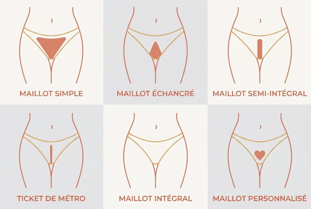 maillot épilation forme