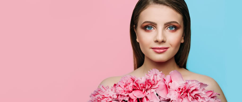 makeup on blue eyes