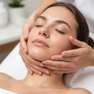 Drainage lymphatique visage
