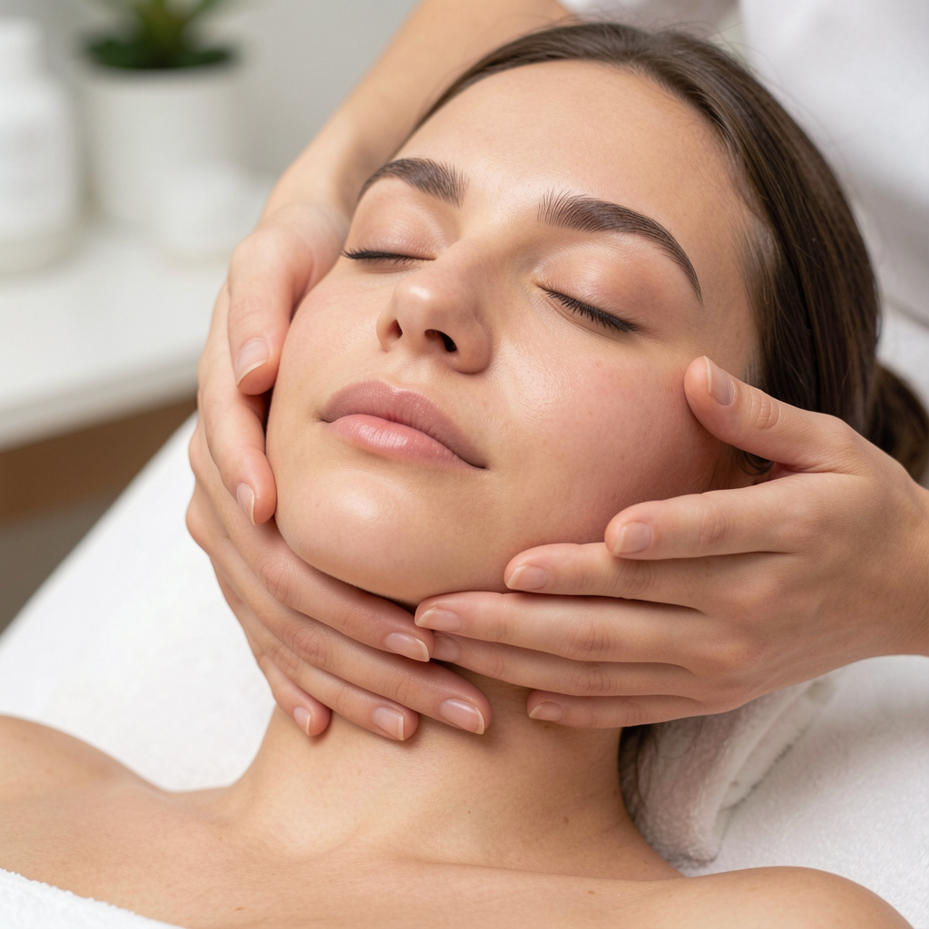 Drainage lymphatique visage