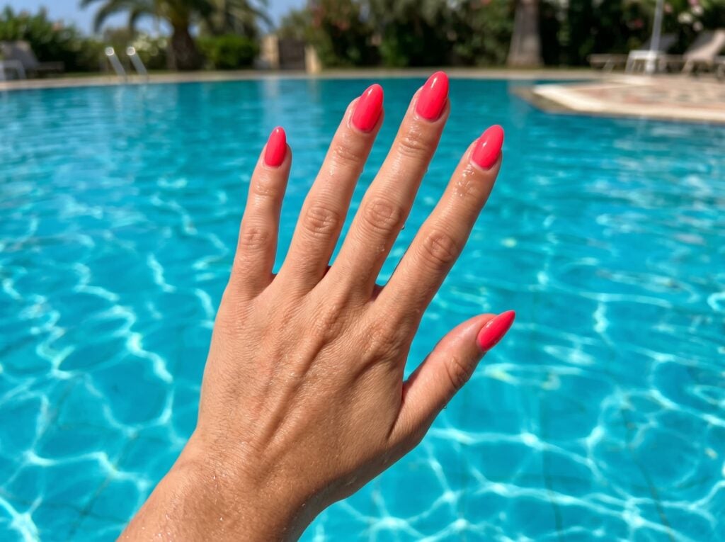 ongles été flashy