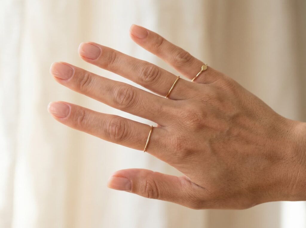 ongles été minimaliste