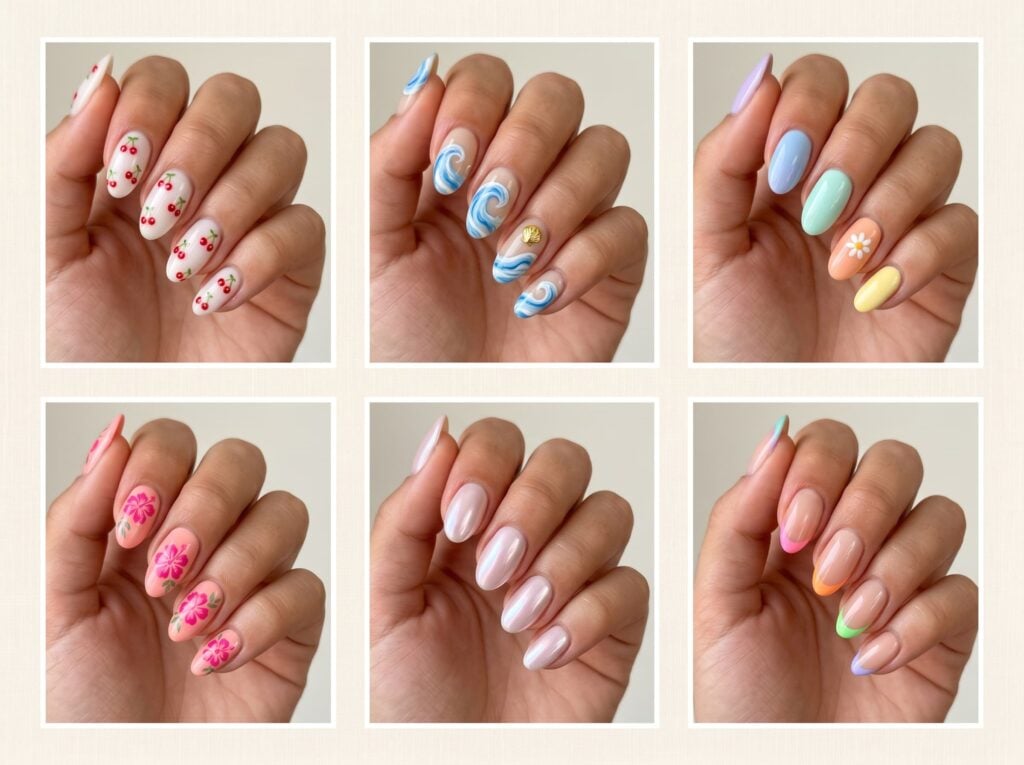 ongles été nail art