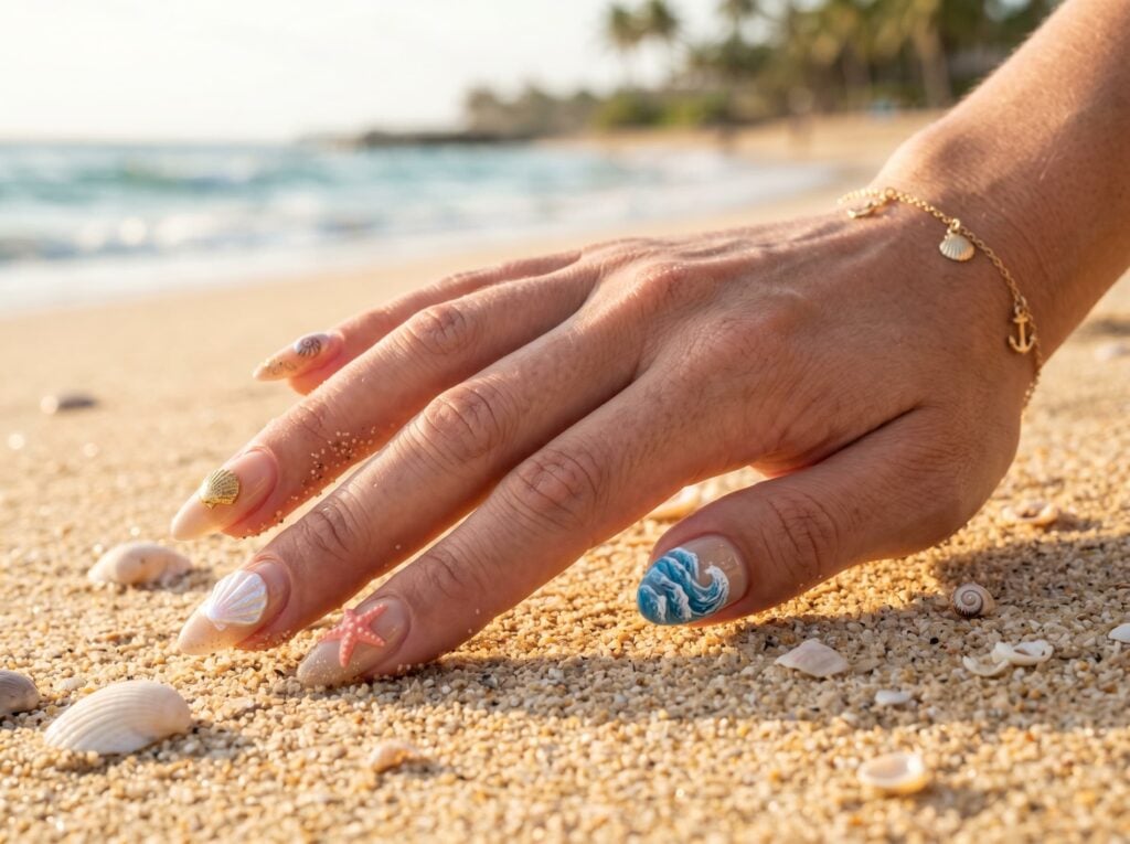 ongles été vacances